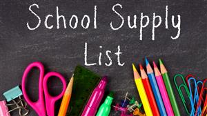 School Supply Lists